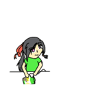 President Chain Store Girl（個別スタンプ：39）