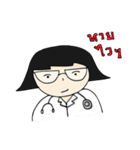 Cute doctor sticker in different emotion（個別スタンプ：4）