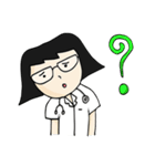 Cute doctor sticker in different emotion（個別スタンプ：9）