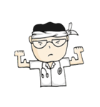 Cute doctor sticker in different emotion（個別スタンプ：36）