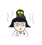 Cute doctor sticker in different emotion（個別スタンプ：39）