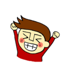 johny is happy（個別スタンプ：6）