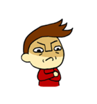 johny is happy（個別スタンプ：13）