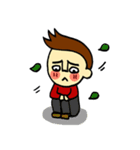 johny is happy（個別スタンプ：19）