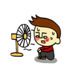 johny is happy（個別スタンプ：25）