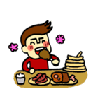 johny is happy（個別スタンプ：29）