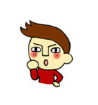 johny is happy（個別スタンプ：37）