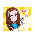 Ms.Luk Kade the Gorgeous and Mr.Es-tay（個別スタンプ：2）