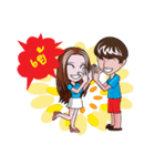 Ms.Luk Kade the Gorgeous and Mr.Es-tay（個別スタンプ：33）