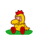 Shang Ai wear rooster clothing（個別スタンプ：21）