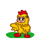 Shang Ai wear rooster clothing（個別スタンプ：22）