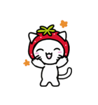 のんほいイチゴにゃん（個別スタンプ：1）