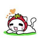 のんほいイチゴにゃん（個別スタンプ：4）