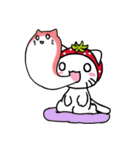 のんほいイチゴにゃん（個別スタンプ：7）