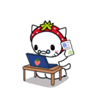 のんほいイチゴにゃん（個別スタンプ：18）