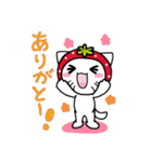 のんほいイチゴにゃん（個別スタンプ：35）