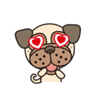 Love Pug World（個別スタンプ：3）