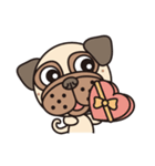 Love Pug World（個別スタンプ：21）