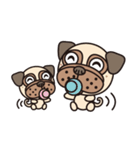 Love Pug World（個別スタンプ：32）