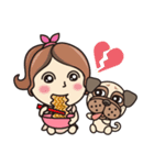 Love Pug World（個別スタンプ：33）