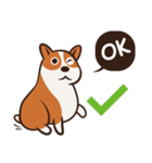 Corgi NANA Multilingual（個別スタンプ：19）