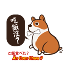 Corgi NANA Multilingual（個別スタンプ：21）