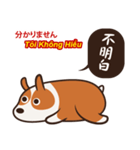 Corgi NANA Multilingual（個別スタンプ：28）