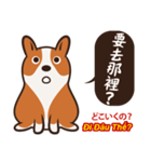 Corgi NANA Multilingual（個別スタンプ：36）