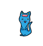 Bet blue cat 2.0（個別スタンプ：1）