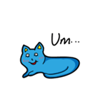 Bet blue cat 2.0（個別スタンプ：10）