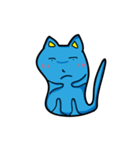 Bet blue cat 2.0（個別スタンプ：19）