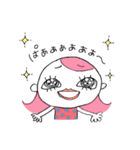 ピンク頭のガン見ちゃん3（個別スタンプ：25）