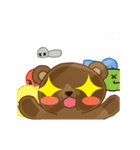 Yawakuma Bear Animated（個別スタンプ：3）