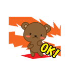 Yawakuma Bear Animated（個別スタンプ：4）