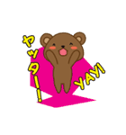 Yawakuma Bear Animated（個別スタンプ：5）