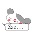Saucy mouse-Cute mouse dialog box（個別スタンプ：11）