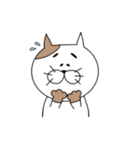 眉猫。（個別スタンプ：28）