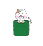眉猫。（個別スタンプ：36）