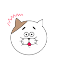 眉猫。（個別スタンプ：39）