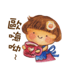 Naughty Little Baby Girl（個別スタンプ：15）