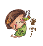 Naughty Little Baby Girl（個別スタンプ：25）