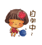 Naughty Little Baby Girl（個別スタンプ：34）
