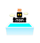 トップ（TOP）を目指す人のロボスタンプ（個別スタンプ：35）