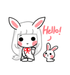 White rabbit white rabbit（個別スタンプ：1）