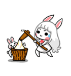 White rabbit white rabbit（個別スタンプ：19）