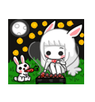 White rabbit white rabbit（個別スタンプ：25）