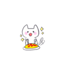 白いねこちゃん（個別スタンプ：12）