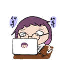 purple people（個別スタンプ：11）