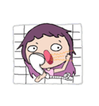 purple people（個別スタンプ：39）