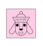 Hat dog sticker (Hat Friends)（個別スタンプ：15）